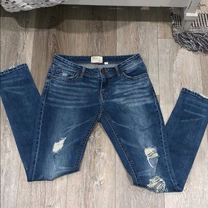 BKE skinny distressed jeans
